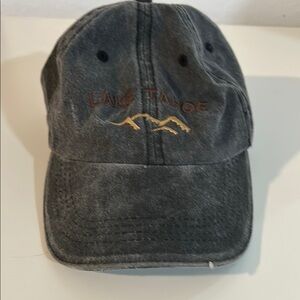Lake Tahoe Embroidered Cap - Black and Gold
